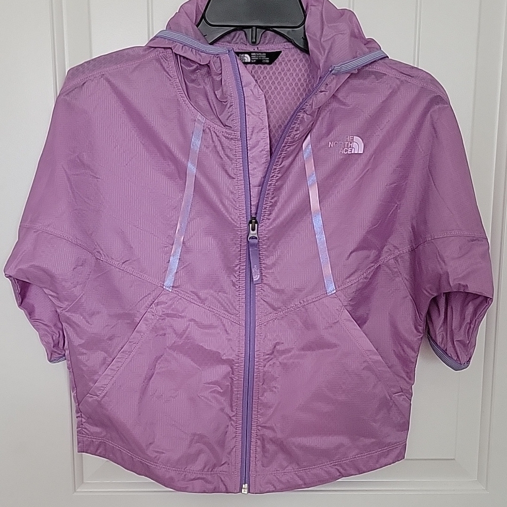 The North Face Purple Windbreaker Jacket